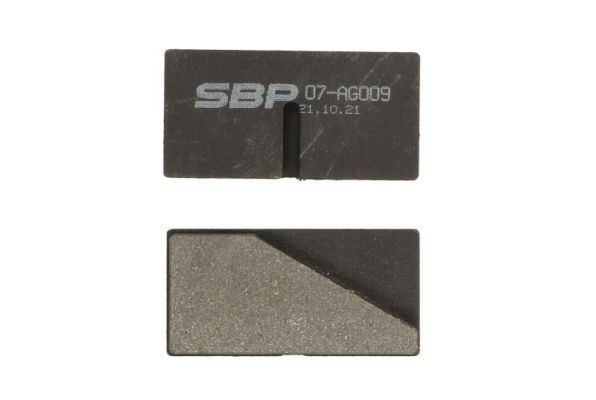 SBP Rear Axle Height: 42,9mm, Width: 85,4mm Brake pads 07-AG009 buy