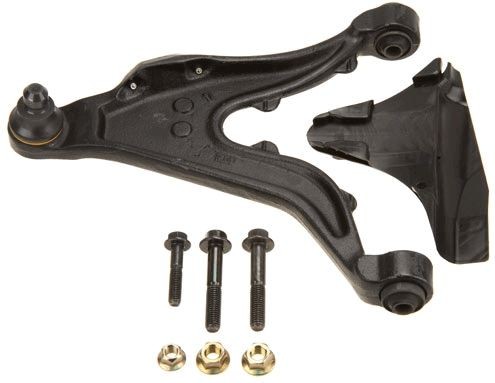 JTC917 TRW Control arm VOLVO with rubber mount, Front Axle, Lower, Left, Control Arm, Steel