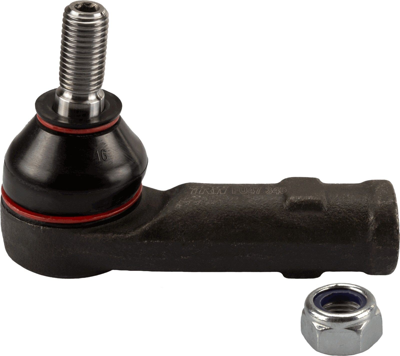 TRW Cone Size 14 mm, with accessories Cone Size: 14mm, Thread Type: with right-hand thread, Thread Size: M12x1,5 Tie rod end JTE346 buy