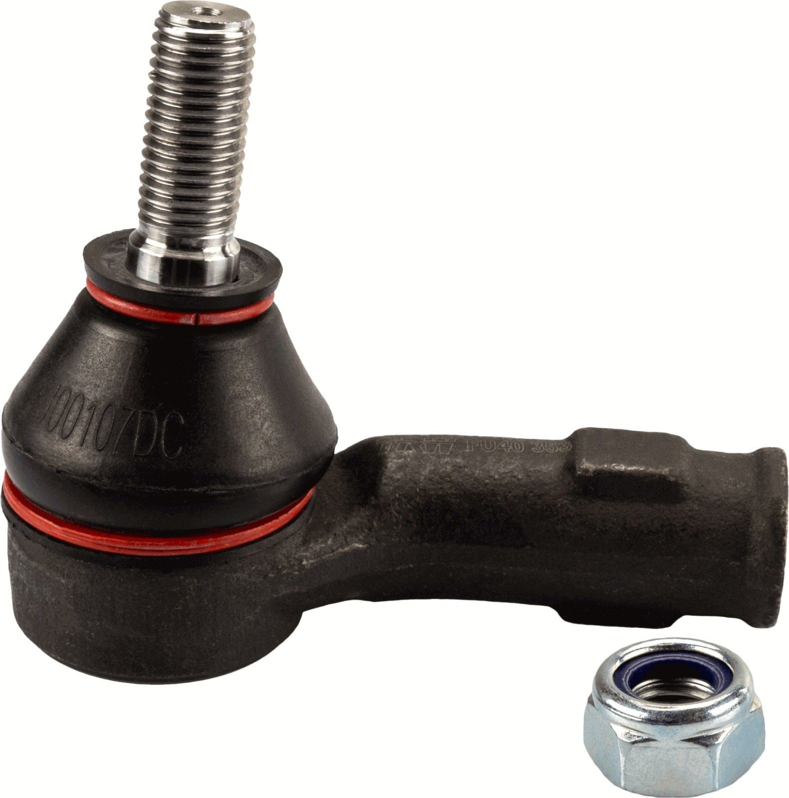 TRW Cone Size 14 mm, Front Axle Right, outer, with accessories Cone Size: 14mm, Thread Type: with right-hand thread, Thread Size: M12x1,5 Tie rod end JTE353 buy