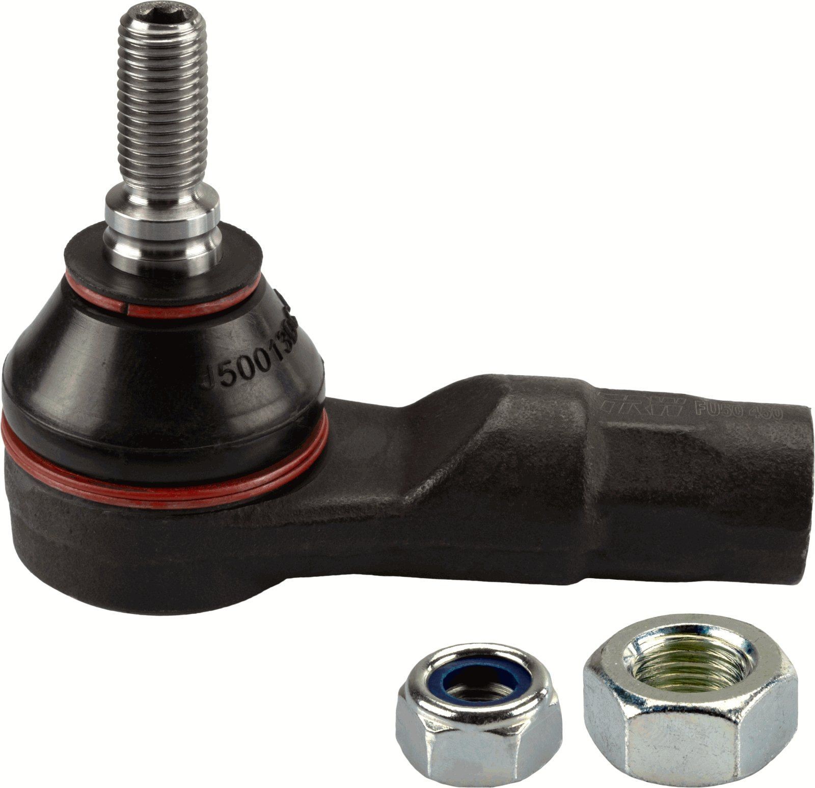 JTE450 TRW Tie rod end PEUGEOT Front Axle, both sides, outer, with accessories