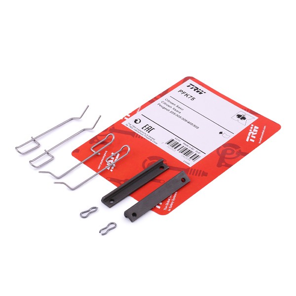 TRW Kit d'accessoires, plaquette de frein à disque PEUGEOT,CITROËN PFK75 4210992,4210992,4210992