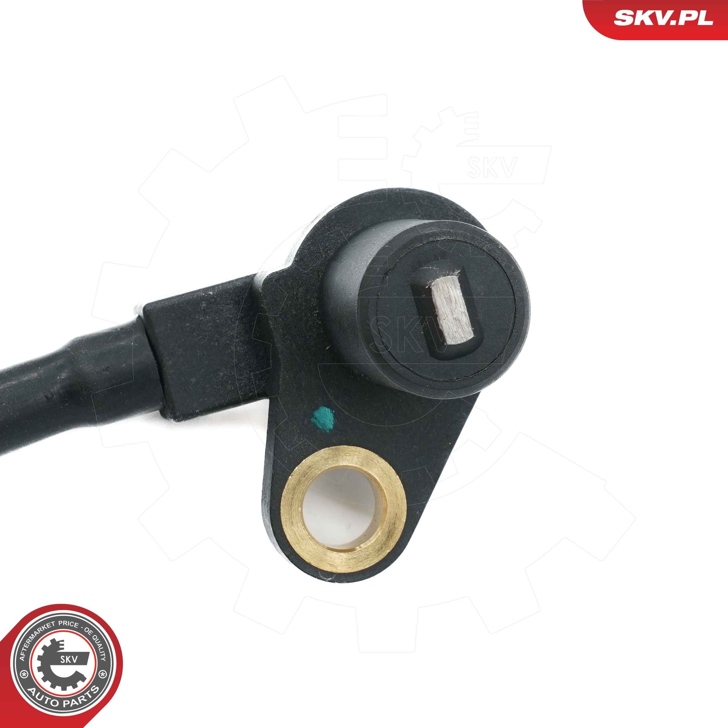 ESEN SKV 06SKV498 ABS sensor Front Axle Left, 2-pin connector, 1075mm, 1150mm, black