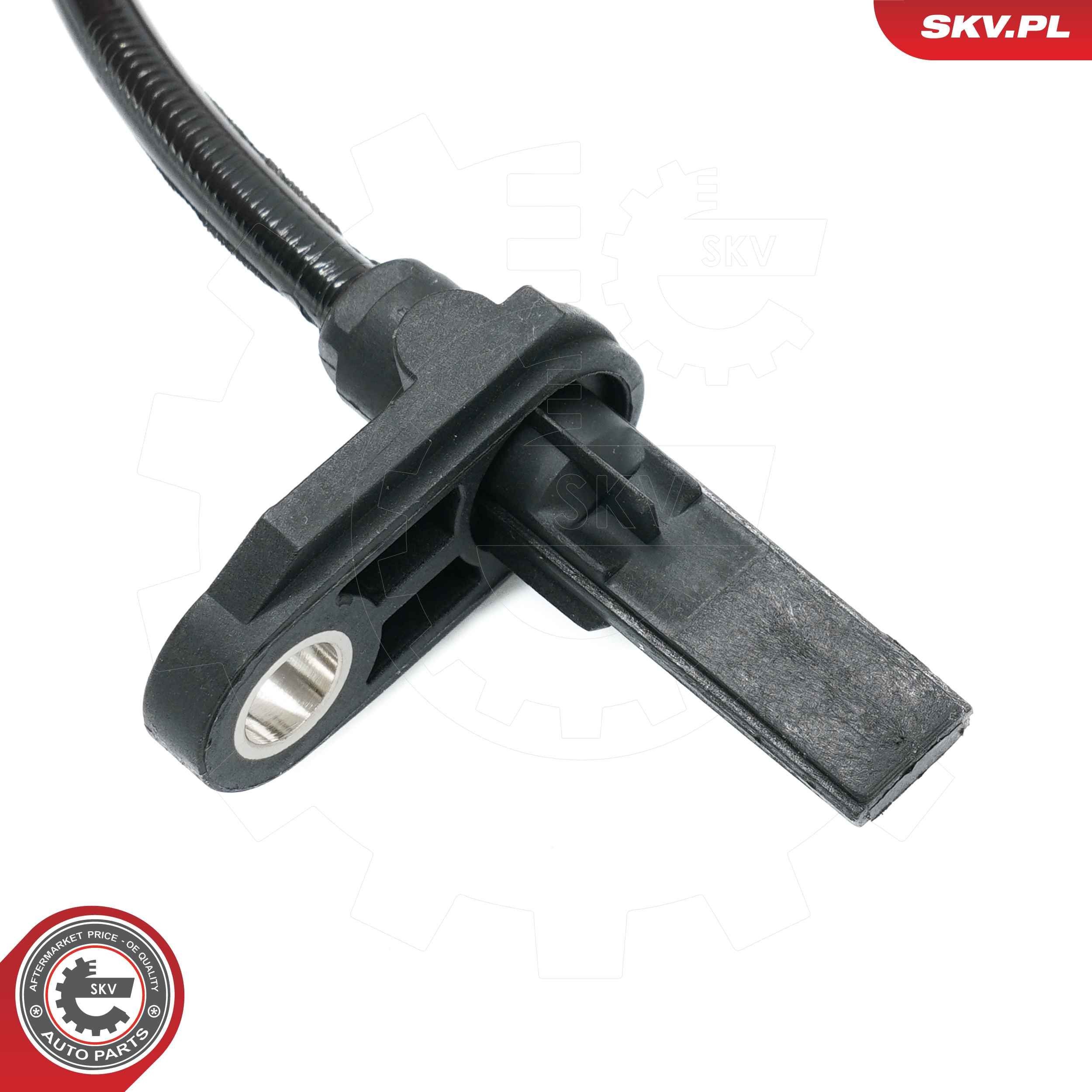 ESEN SKV 06SKV526 ABS sensor Front Axle Left, 2-pin connector, 108mm, black