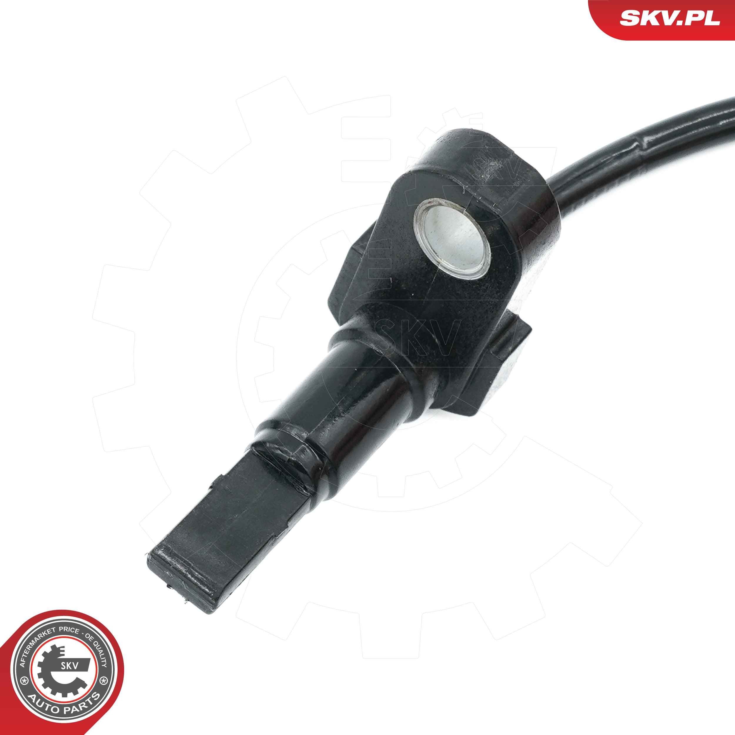 ESEN SKV 06SKV532 ABS sensor Rear Axle Left, 2-pin connector, 1010mm, 111mm, black