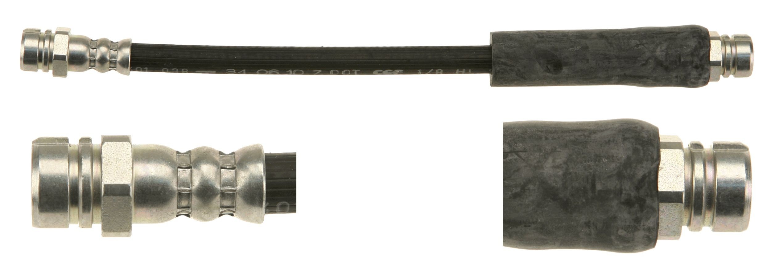 PHA486 Flexible brake pipe PHA486 TRW 260 mm, M10x1, Internal Thread