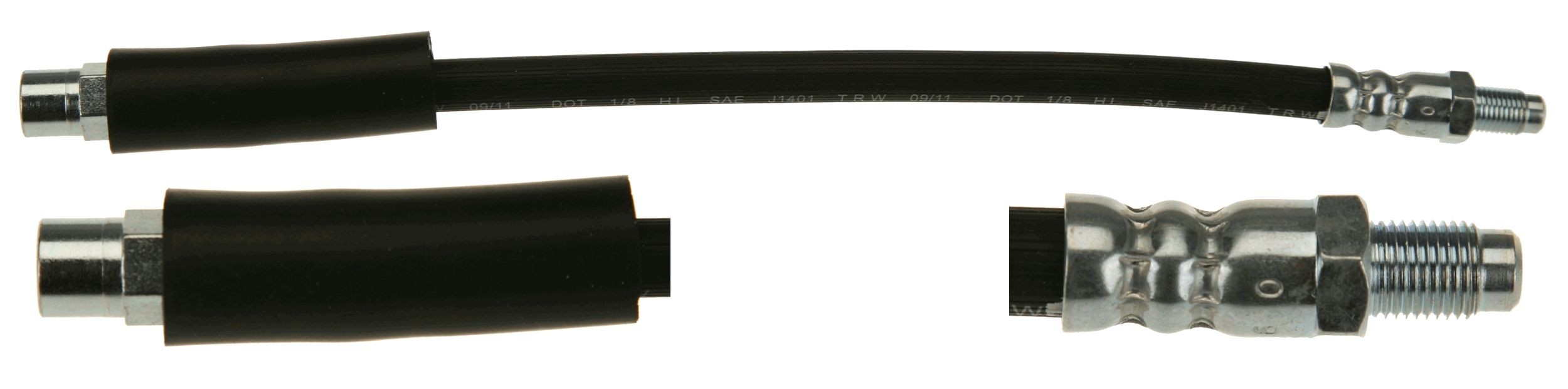 PHB351 TRW Brake flexi hose BMW 307 mm, M10x1, External Thread, Internal Thread