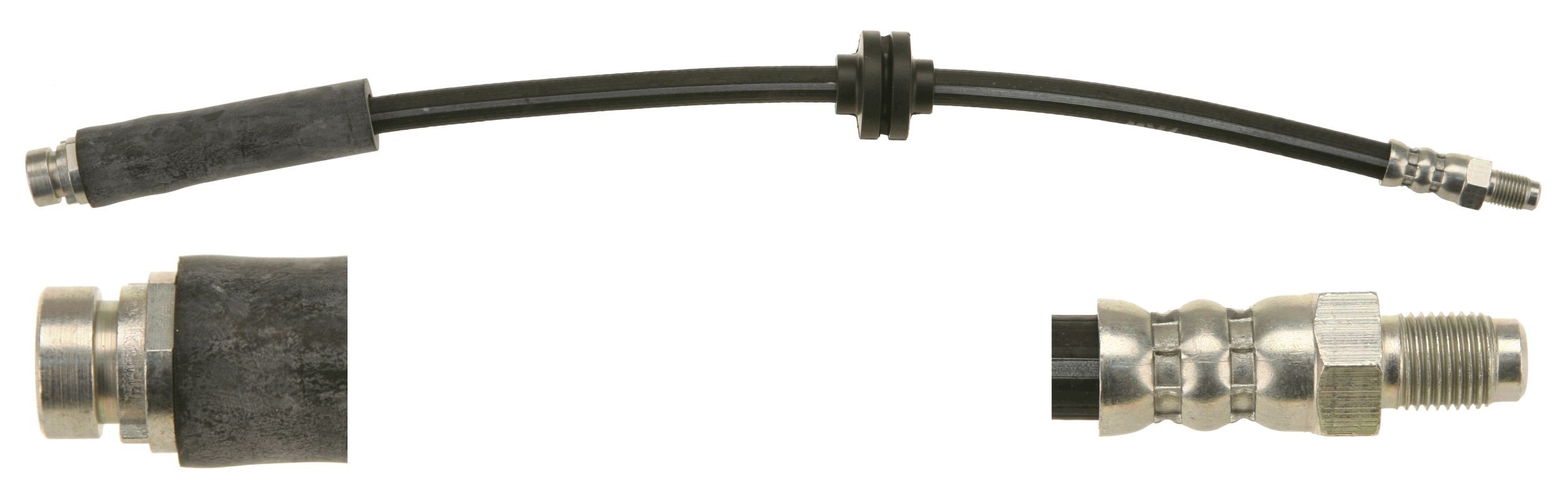 TRW PHB565 Brake hose 410 mm, M10x1, Internal Thread, External Thread