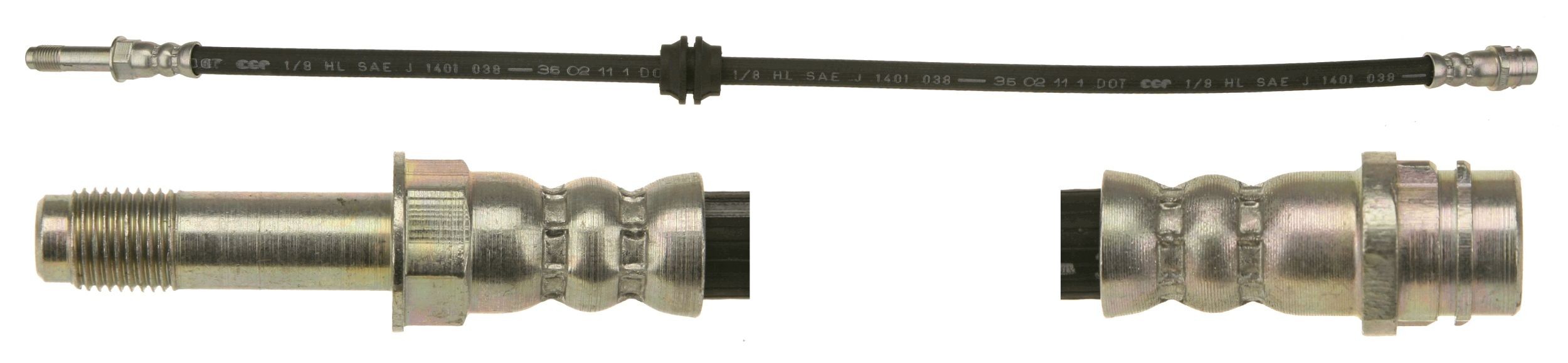 Original TRW Flexible brake line PHB582 for MERCEDES-BENZ VITO