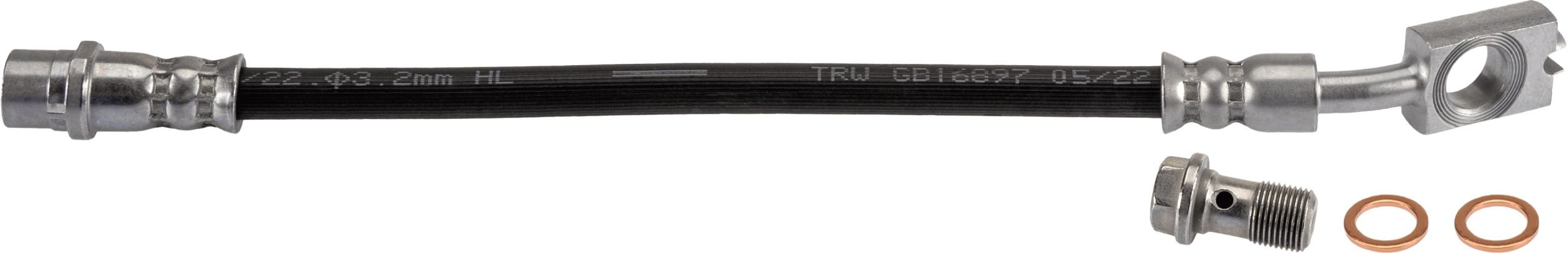 TRW PHD543 Brake hose 8D0 611 775 J