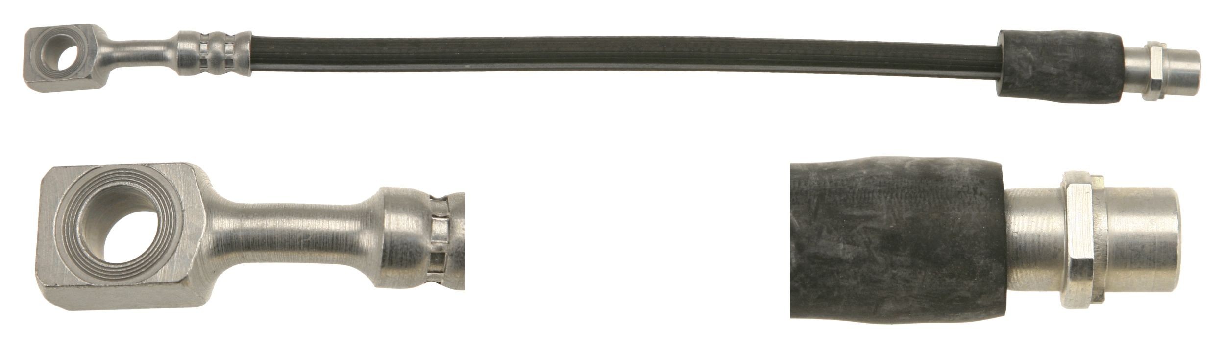 Original TRW Flexible brake hose PHD672 for OPEL MERIVA
