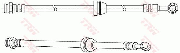 TRW 350 mm, M10x1, Internal Thread Length: 350mm, Thread Size 1: M10x1, Thread Size 2: Banjo Brake line PHD947 buy