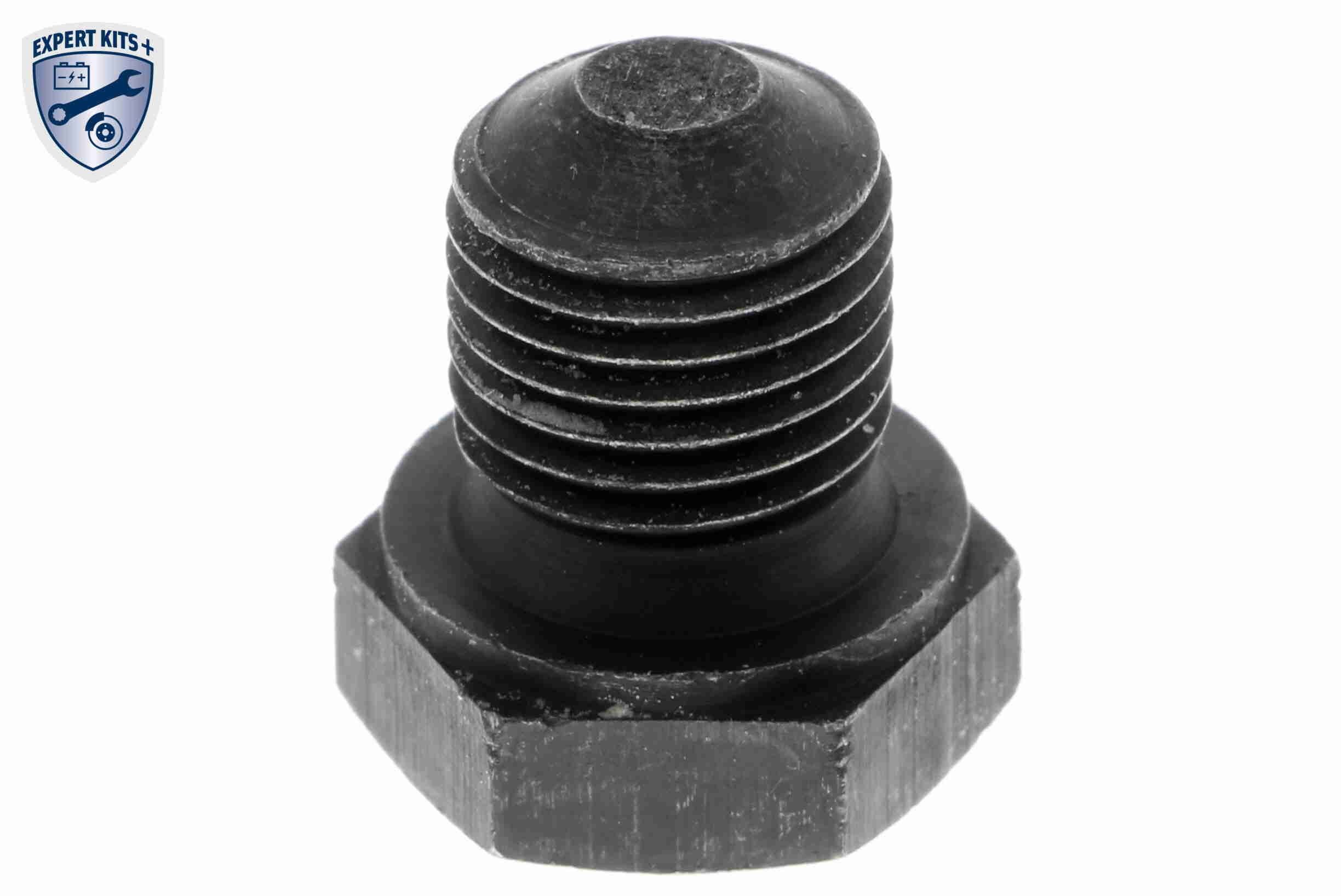 V10-0884 Drain Plug V10-0884 VAICO M14 x 1,5mm, M14 x 1,5, Steel, Spanner Size: 19, without seal ring, Original VAICO Quality