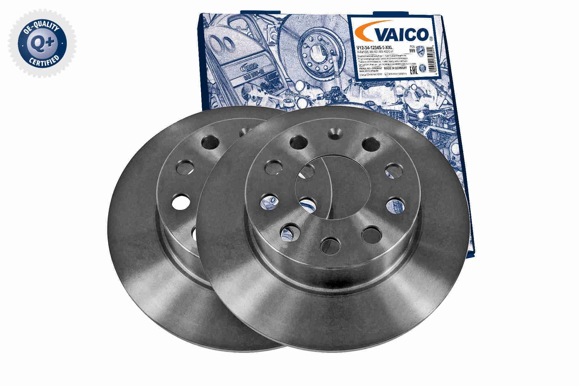 V10-40077 Brake discs V10-40077 VAICO Rear Axle, 253x10mm, 5, 5x112, solid