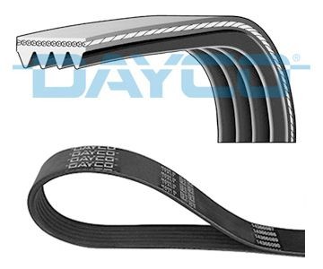 Serpentine belt DAYCO 4PK675 - Fiat IDEA Belts, chains, rollers spare parts order