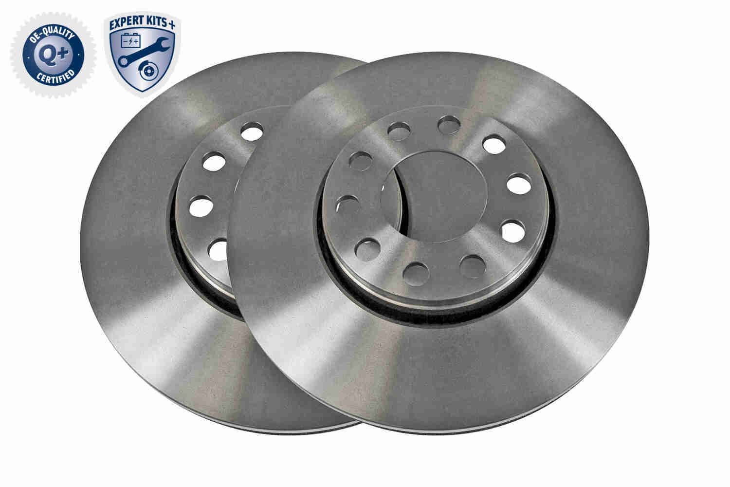 VAICO V10-80098 Brake disc Front Axle, 288x25mm, 10x112, Vented, High-carbon