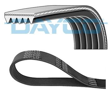 Original DAYCO 5x1040 Auxiliary belt 5PK1040 for FIAT COUPE