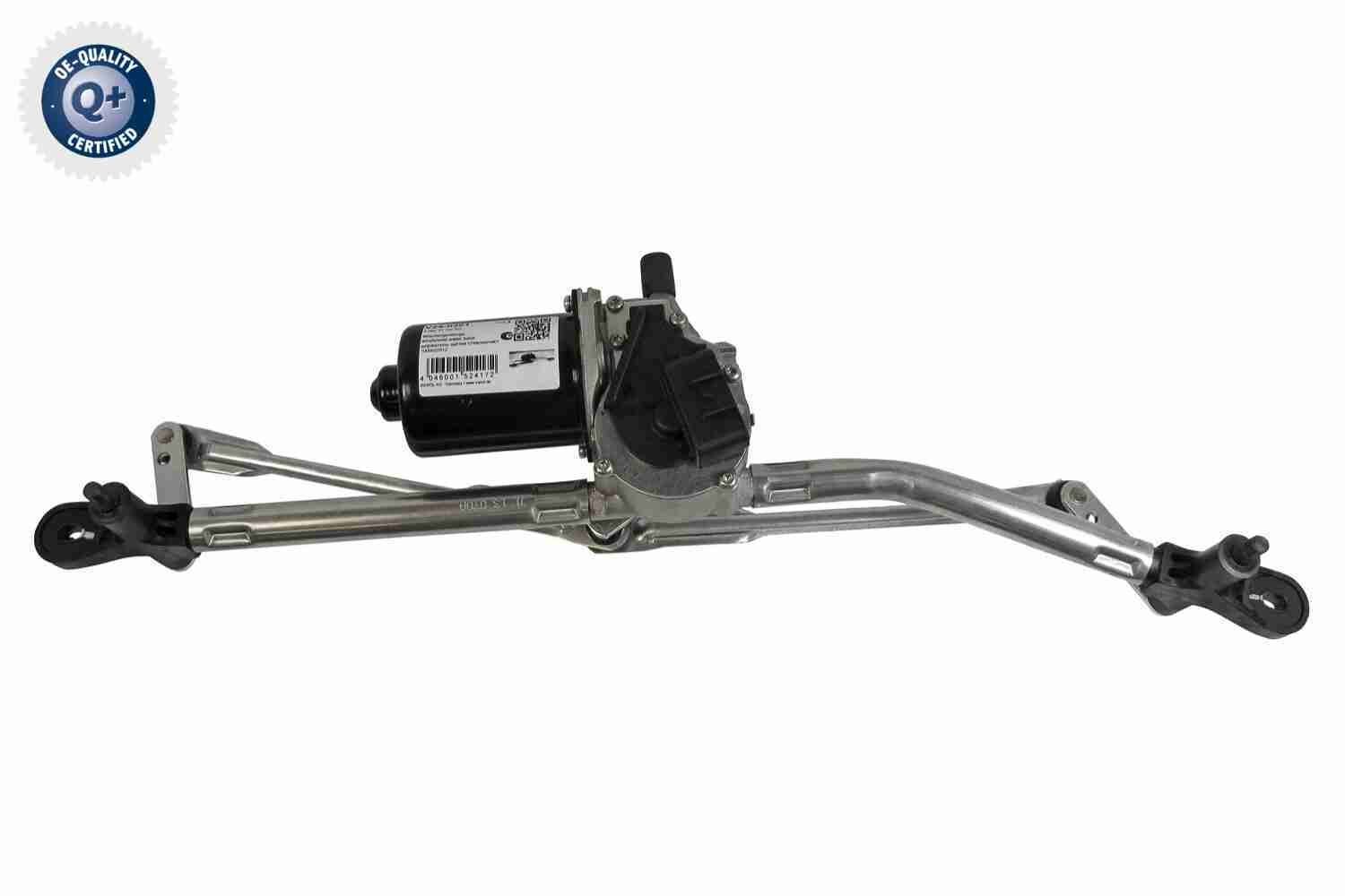 VAICO Front, with electric motor, Q+, original equipment manufacturer quality Windscreen wiper linkage V24-0261 buy