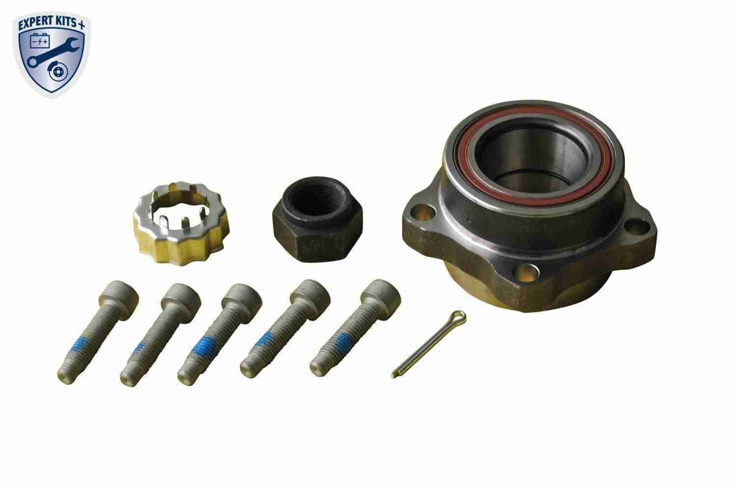 VAICO V25-0361 Wheel bearing kit Front Axle, with attachment material, EXPERT KITS +, with integrated magnetic sensor ring, 110 mm