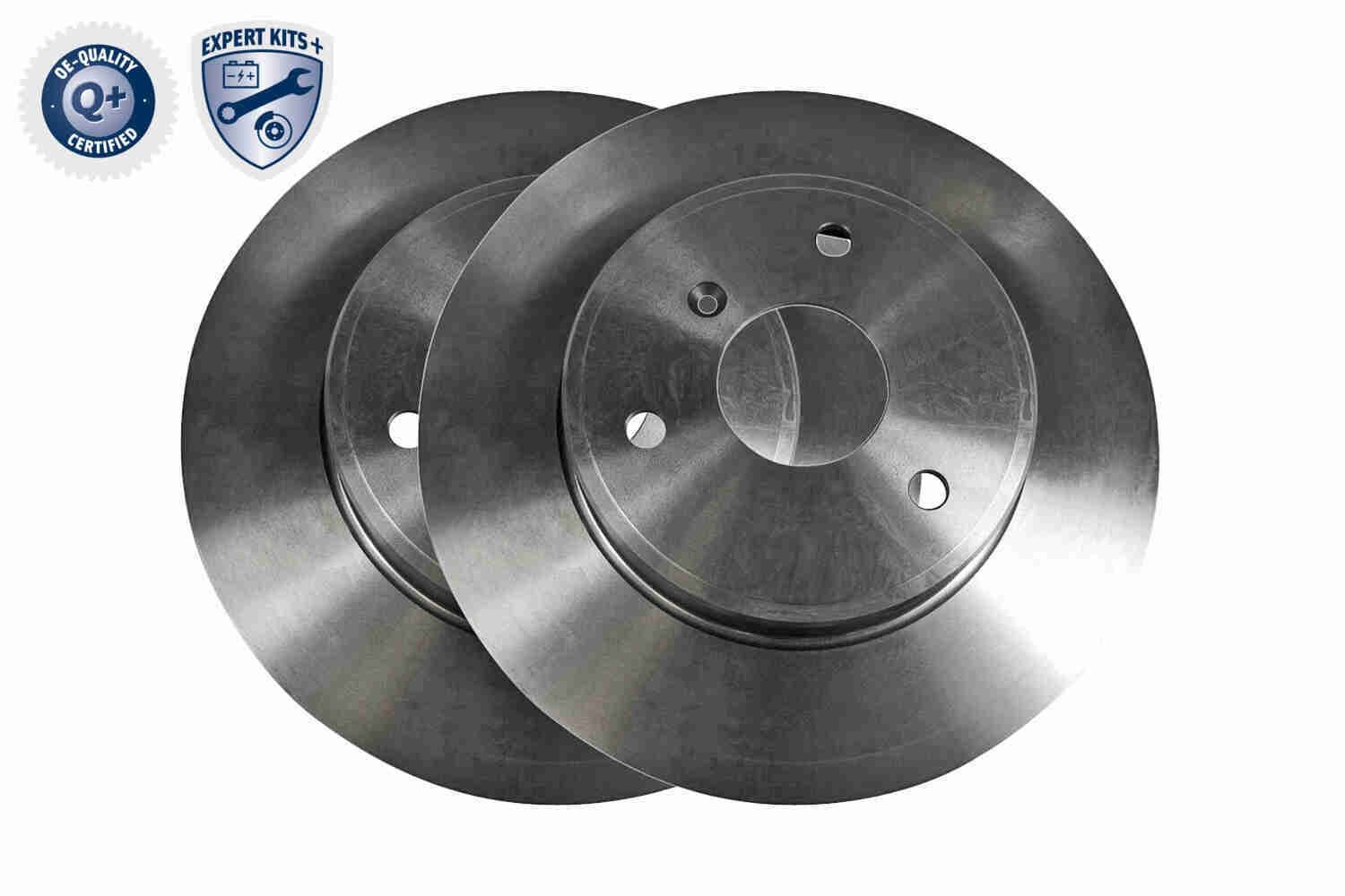 VAICO Front Axle, 280x9,6mm, 3, 3x112, solid Ø: 280mm, Num. of holes: 3, Rim: 3-Hole, Brake Disc Thickness: 9,6mm Brake rotor V30-40047 buy