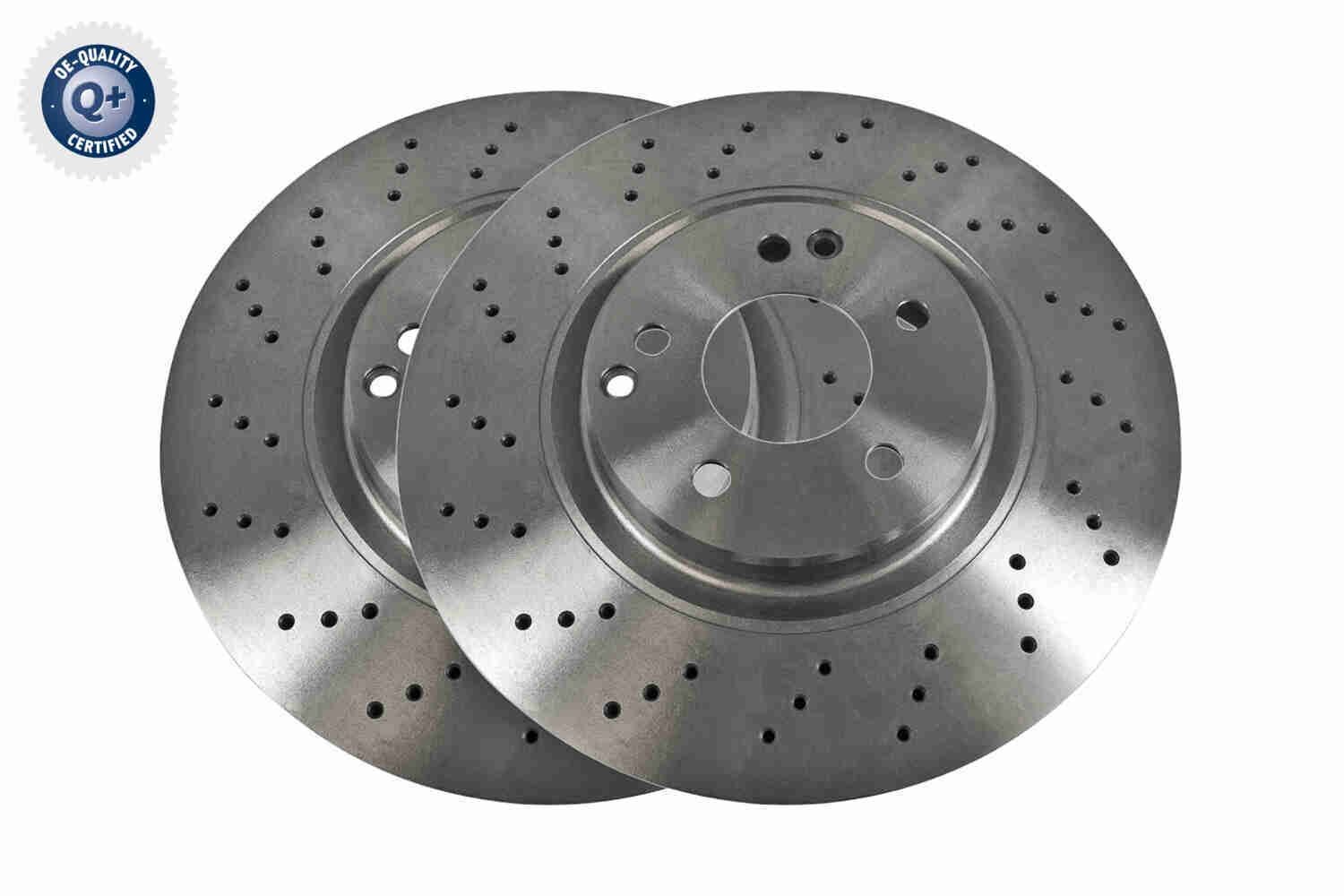 VAICO V30-80016 Brake disc Front Axle, 330x28mm, 5x112, perforated/vented