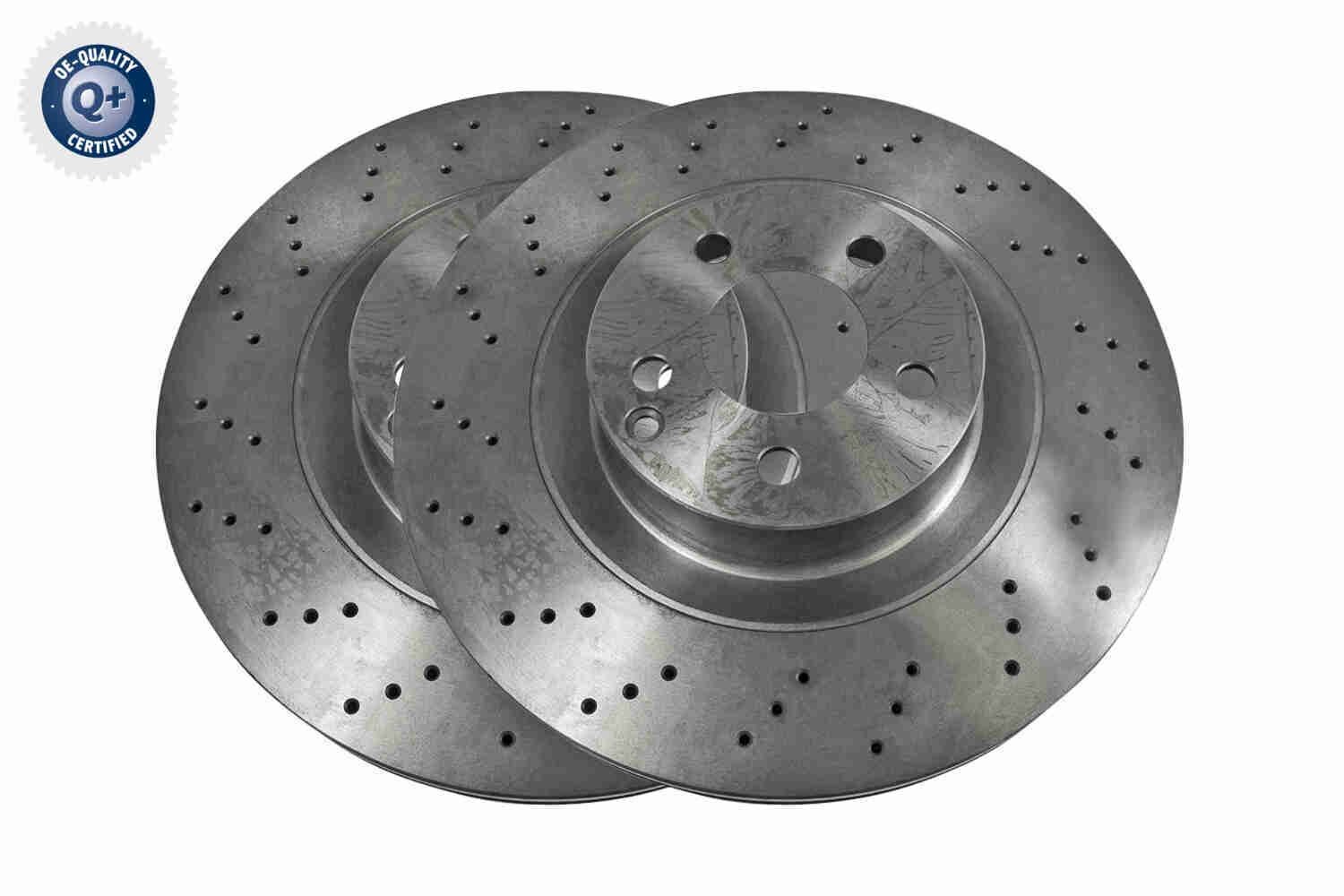 VAICO V30-80075 Brake disc Front Axle, 350x32mm, 5x112, perforated/vented