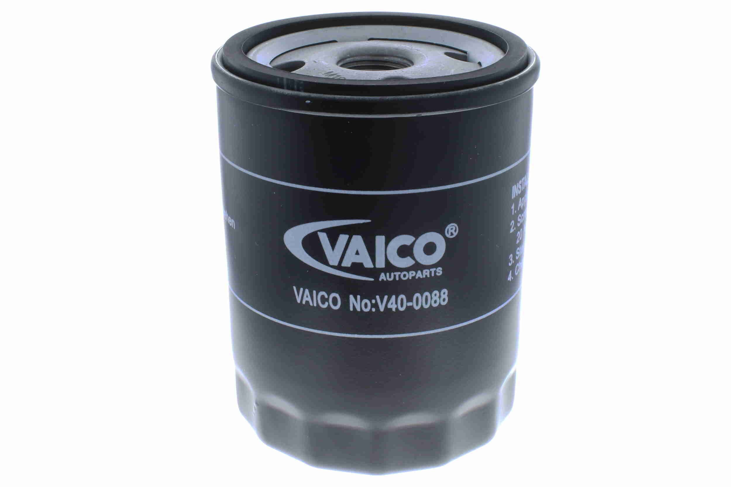 VAICO: Original Motorölfilter V40-0088 Innendurchmesser 2: 62mm, Innendurchmesser 2: 71mm, Ø: 76mm, Ø: 76mm, Höhe: 100mm