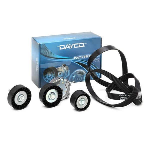 DAYCO Jeu de courroies trapézoïdales à nervures ALFA ROMEO,LANCIA KPV021 Kit de courroies d'accessoire,Kit complet courroie d'accessoire