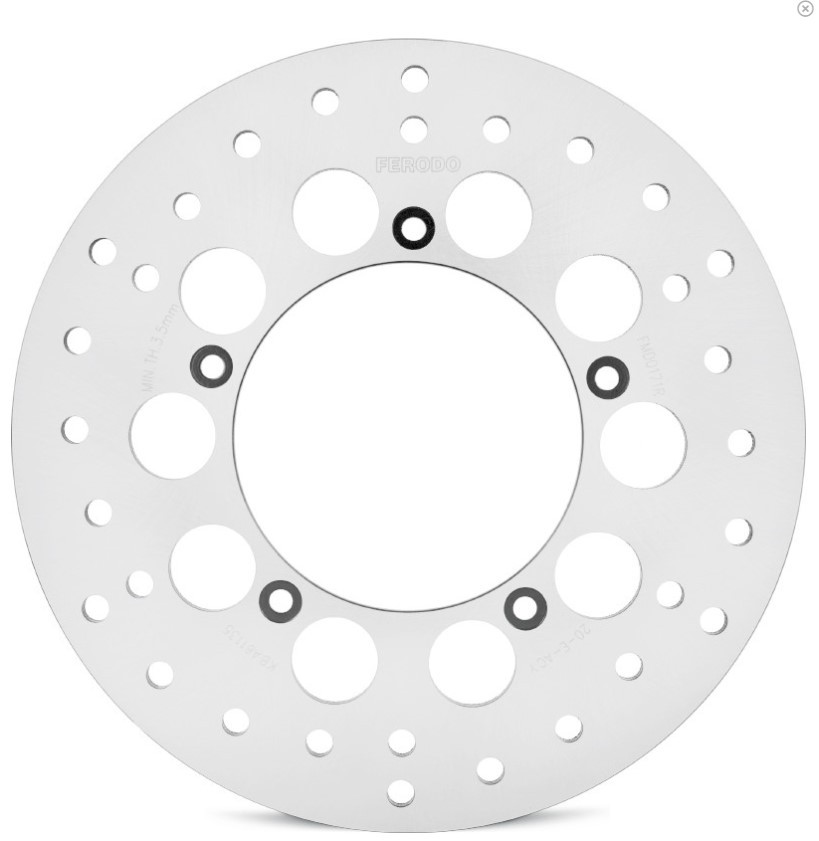 FERODO 220, 5 Ø: 220mm, Num. of holes: 5 Brake rotor FMD0171R buy