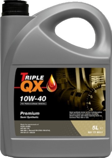 Buy Engine oil Triple QX diesel TQX.521776011 PREMIUM 10W-40, 5l, Part Synthetic Oil