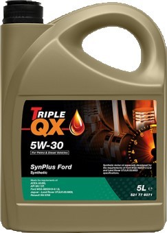 Buy Car oil Triple QX diesel TQX.521776071 SYNPLUS, FORD 5W-30, 5l, Synthetic Oil