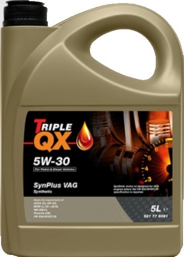 Buy Auto oil Triple QX diesel TQX.521776091 SYNPLUS, VAG 5W-30, 5l, Synthetic Oil