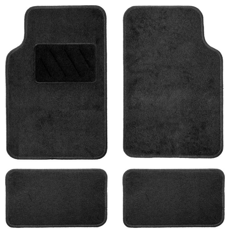 02128 AMiO Floor mats OPEL Textile, black, 700, 280 x 460 mm