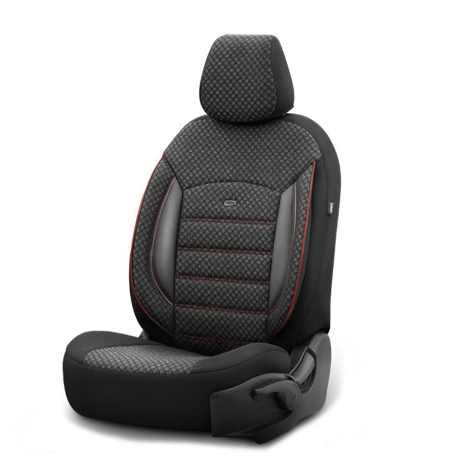 Otom OT78481 Auto seat covers JEEP GRAND CHEROKEE 3 (WH, WK) black/grey, Front and Rear
