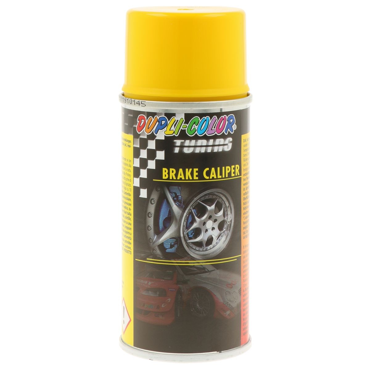 DUPLI COLOR 706097 Brake paint kit Capacity: 150ml, ALKYTON RAL 8017 chocolate brown glossy 250 ml, yellow
