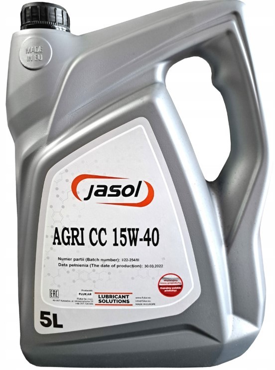 JASOL Agri CC 15W-40, 5l Motoröl 5901797900595 kaufen