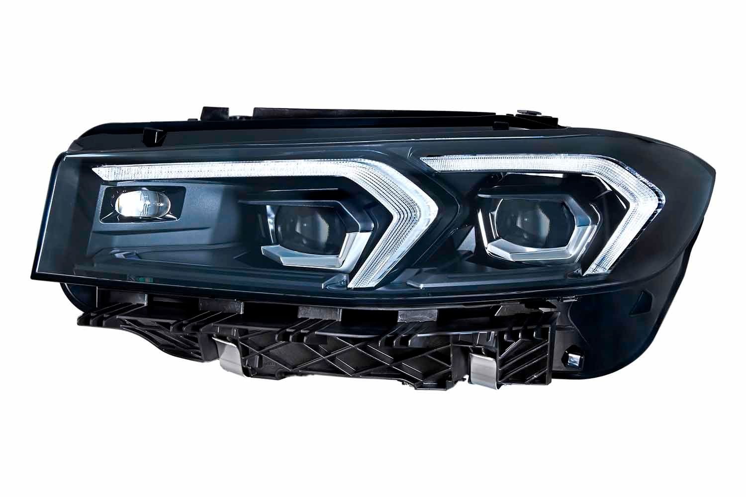 HELLA Left, LED, Matrix, 12V, with high beam (LED), with low beam (LED), with position light (LED), with indicator (LED), with daytime running light (LED), for right-hand traffic, without control unit Left-hand/Right-hand Traffic: for right-hand traffic Front lights 1EX 016 809-711 buy