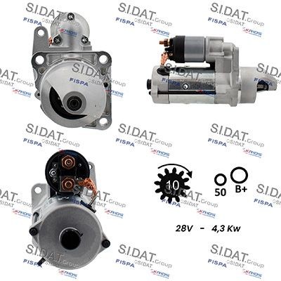 SIDAT S24BH0162 Starter motor AENC483