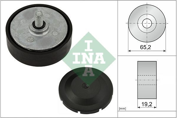 INA 532 1142 10 Deflection / guide pulley, v-ribbed belt Audi A6 C8
