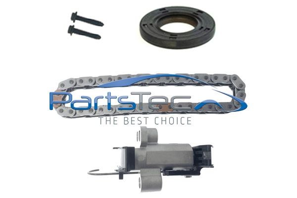 PartsTec with shaft seal, with bolts/screws, Simplex, Closed chain Timing chain set PTA114-0502 buy