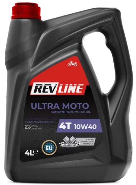 REVLINE Ultra Moto, 4T 10W-40, 4l Motor oil 5901797947231 buy