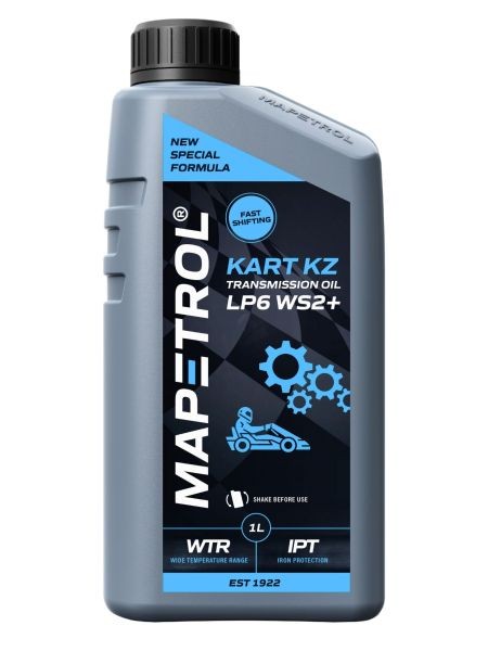 Gear oil MAPETROL Kart KZ LP-6 WS2+ Full Synthetic Oil, Capacity: 1l - MAP0418