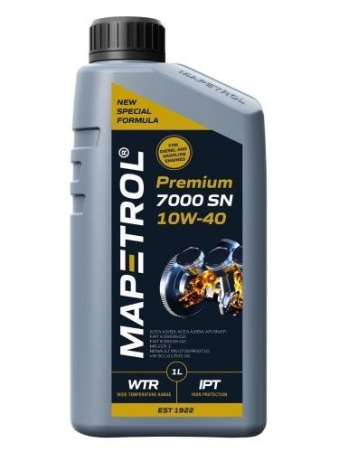 Motor oil MAPETROL 10W-40, 5l, Part Synthetic Oil longlife MAP0021