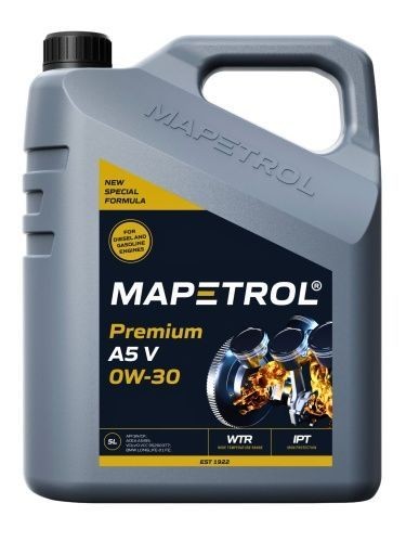 MAPETROL Premium, A5 V 0W-30, 5l, Full Synthetic Oil Motor oil MAP0103 buy