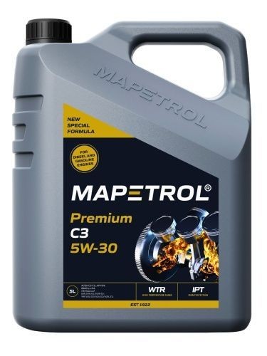 Buy Engine oil MAPETROL petrol MAP0046 Premium, C3 5W-30, 5l, Synthetic Oil