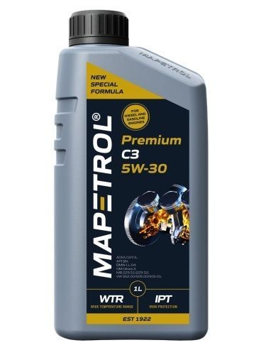 Buy Car oil MAPETROL diesel MAP0026 Premium, C3 5W-40, 1l, Full Synthetic Oil