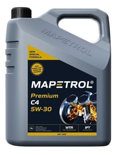 Buy Auto oil MAPETROL diesel MAP0048 Premium, C4 5W-30, 5l, Full Synthetic Oil
