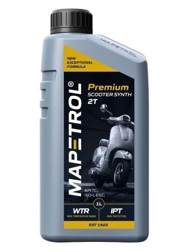 Buy Auto oil MAPETROL diesel MAP0312 Premium, Scooter Synth 2T 1l, Full Synthetic Oil