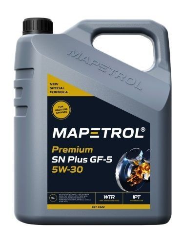 Buy Car oil MAPETROL diesel MAP0139 Premium, SN PLUS GF-5 5W-30, 5l, Full Synthetic Oil
