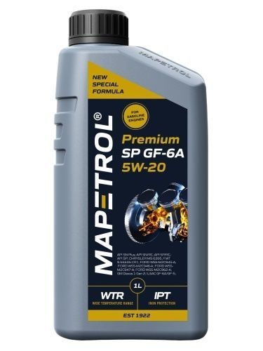 Buy Engine oil MAPETROL petrol MAP0015 Premium, SP GF-6A 5W-20, 1l, Full Synthetic Oil